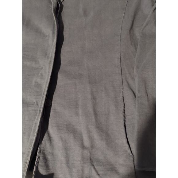 Eileen Fisher Vintage 100% Cotton Knit Pocketed Purple -Blue Jacket Women's M - Picture 7 of 13